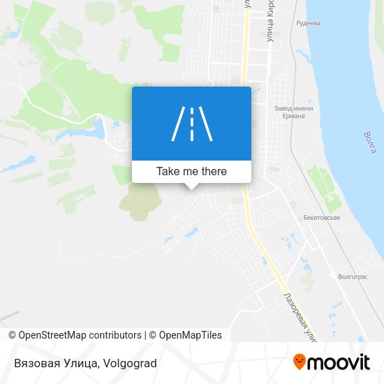 Вязовая Улица map