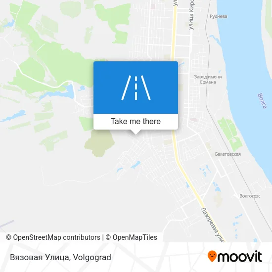 Вязовая Улица map