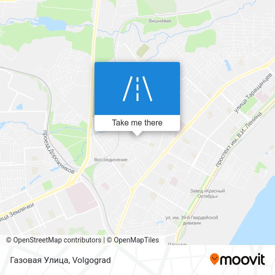 Газовая Улица map