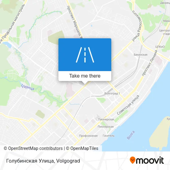 Голубинская Улица map