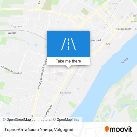 Горно-Алтайская Улица map
