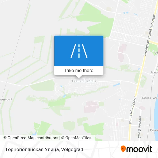 Горнополянская Улица map