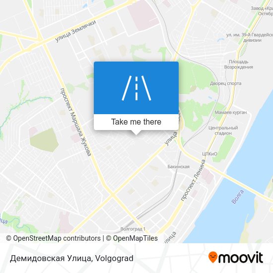 Демидовская Улица map