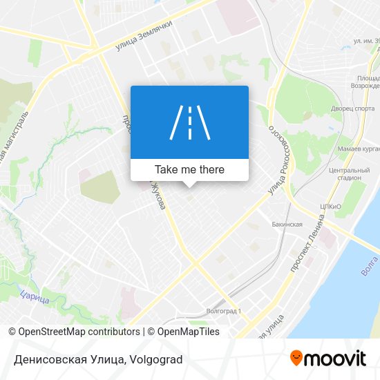 Денисовская Улица map