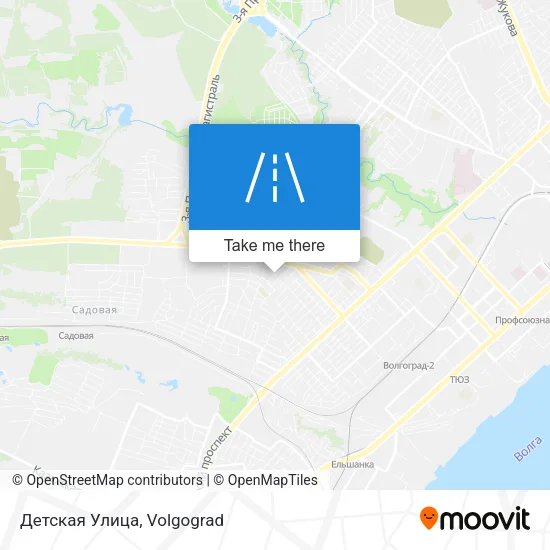 Детская Улица map