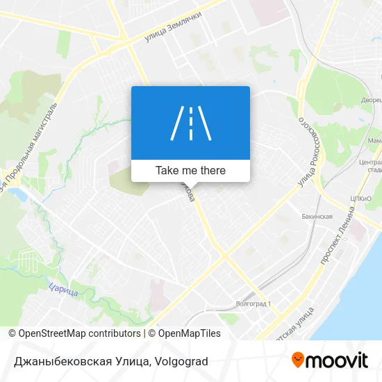 Джаныбековская Улица map