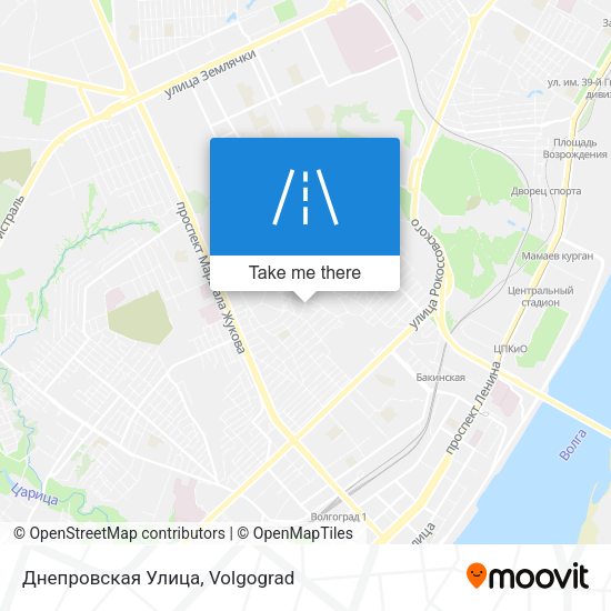 Днепровская Улица map