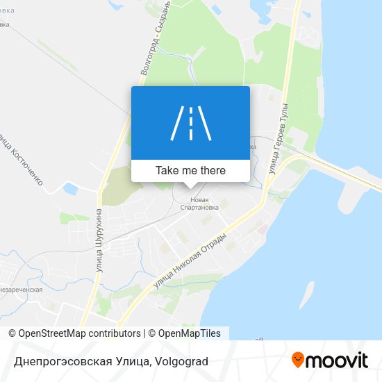 Днепрогэсовская Улица map