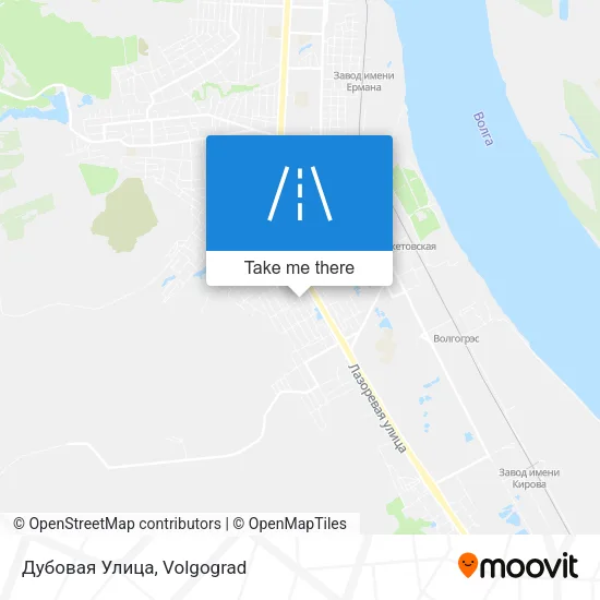 Дубовая Улица map