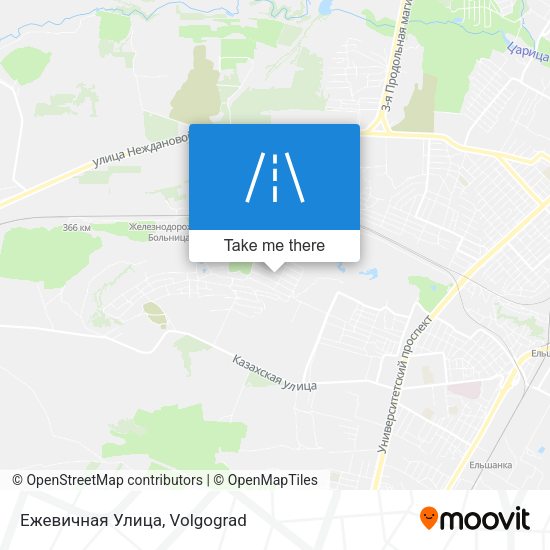 Ежевичная Улица map