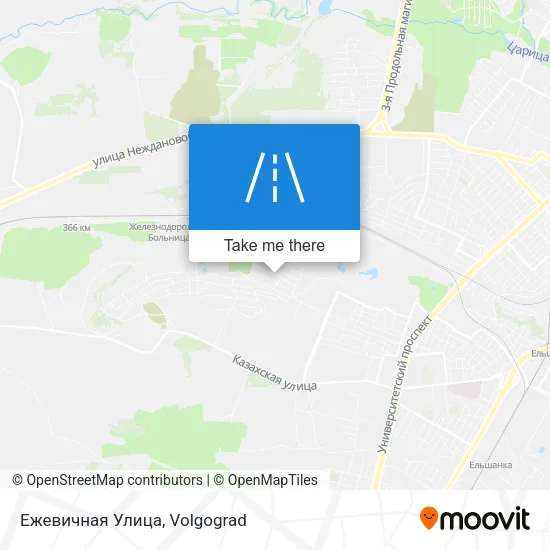 Ежевичная Улица map