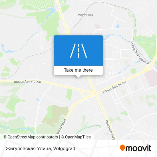 Жигулёвская Улица map