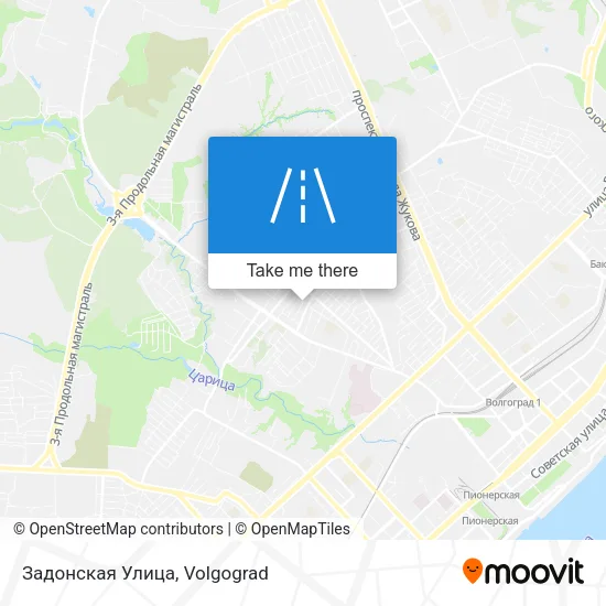Задонская Улица map