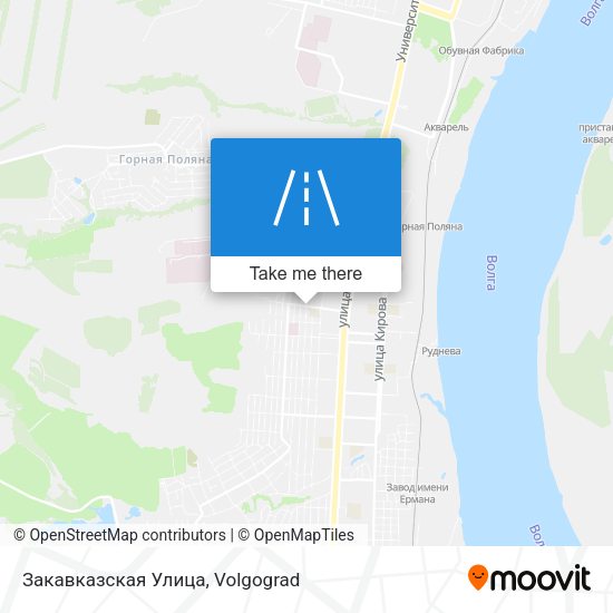 Закавказская Улица map