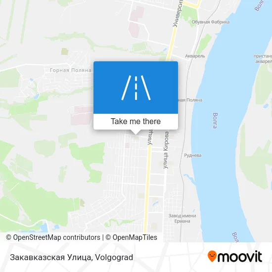 Закавказская Улица map