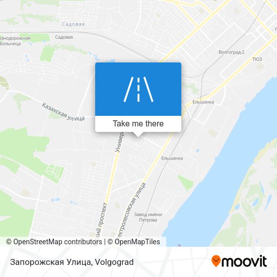 Запорожская Улица map