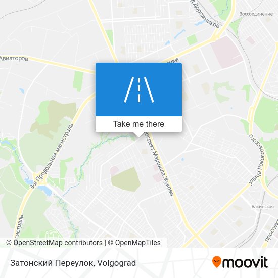 Затонский Переулок map