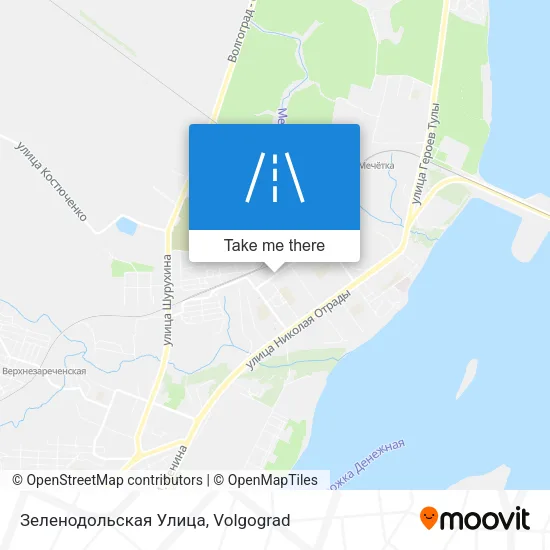 Зеленодольская Улица map