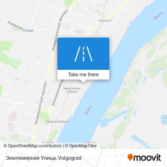 Землемерная Улица map