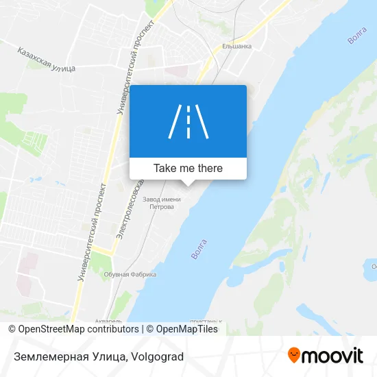 Землемерная Улица map