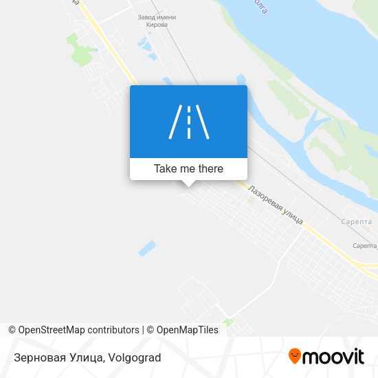 Зерновая Улица map