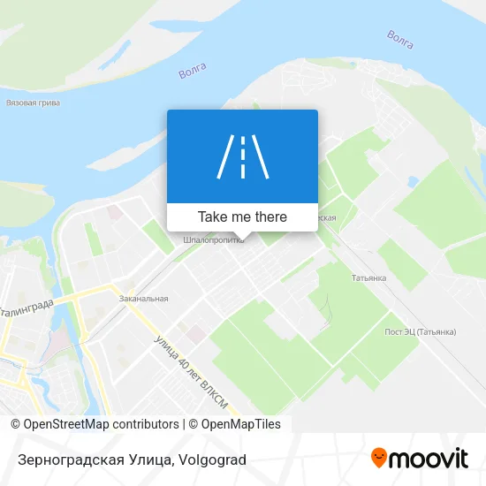 Зерноградская Улица map
