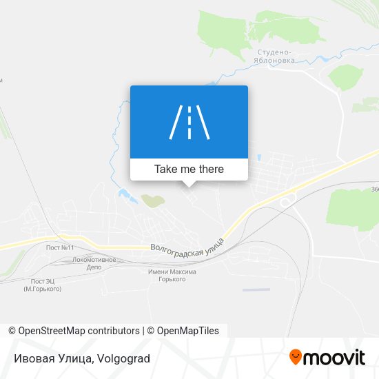 Ивовая Улица map