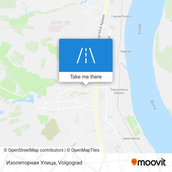Изоляторная Улица map