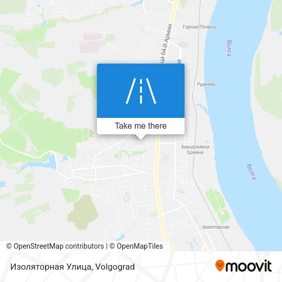 Изоляторная Улица map