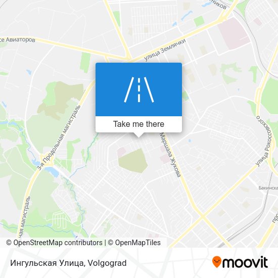 Ингульская Улица map