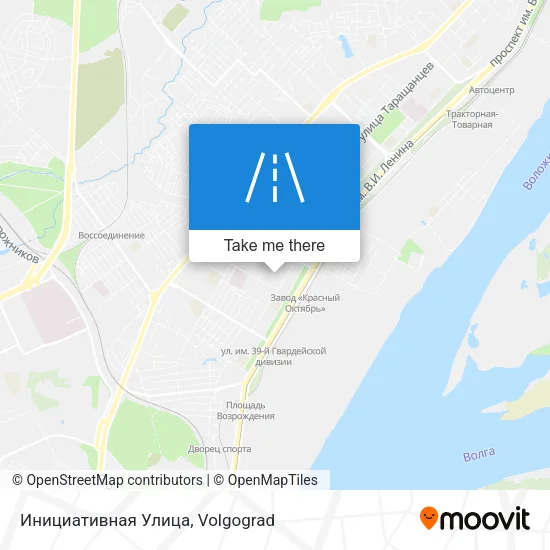 Инициативная Улица map