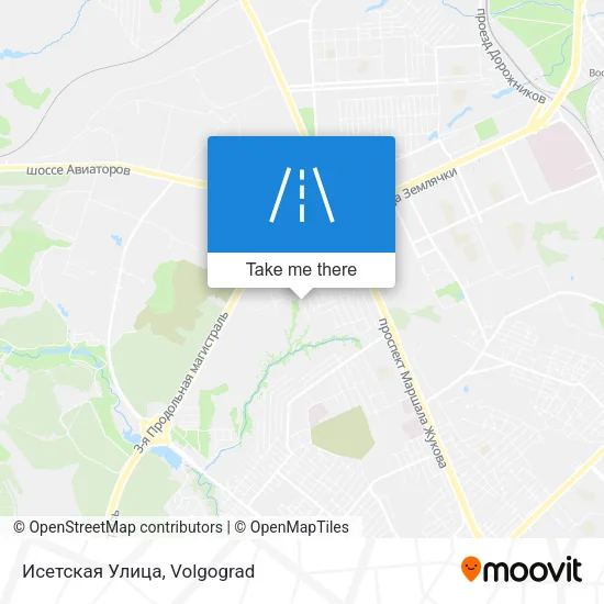 Исетская Улица map