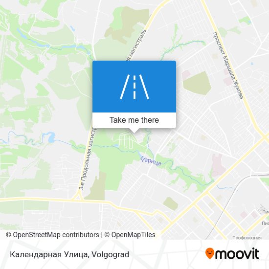Календарная Улица map