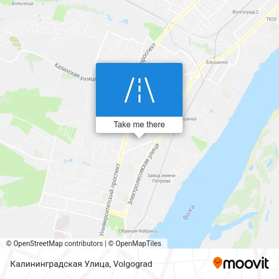 Калининградская Улица map
