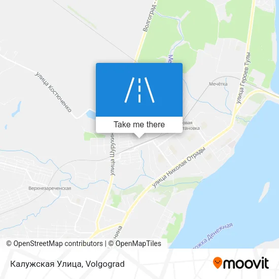 Калужская Улица map