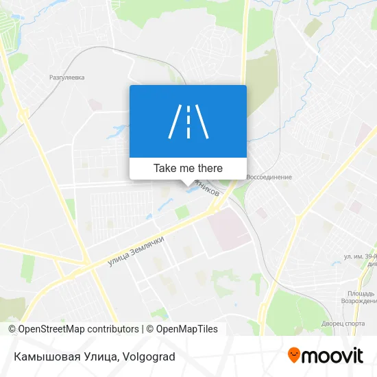 Камышовая Улица map