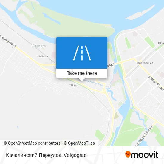 Качалинский Переулок map