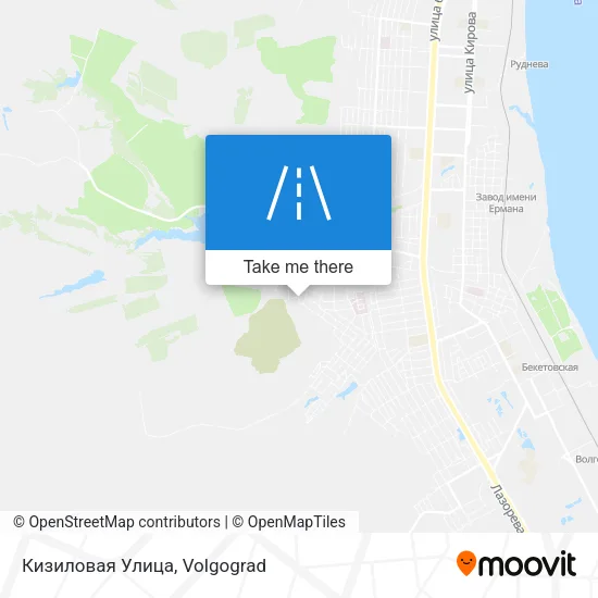 Кизиловая Улица map