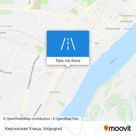 Киргизская Улица map