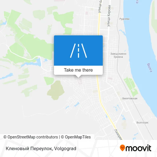 Кленовый Переулок map