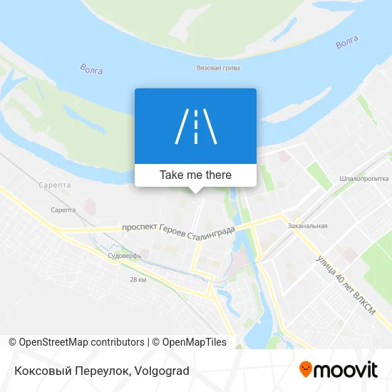 Коксовый Переулок map