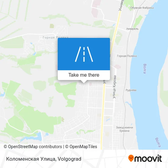 Коломенская Улица map