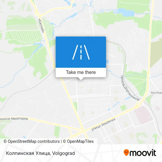 Колпинская Улица map