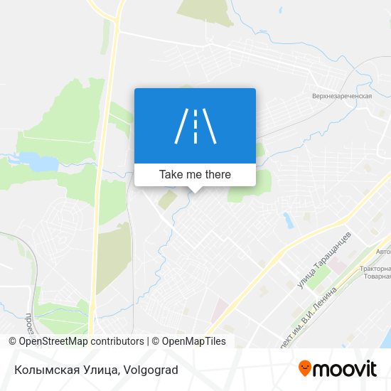 Колымская Улица map