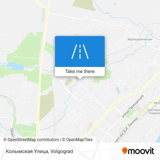 Колымская Улица map