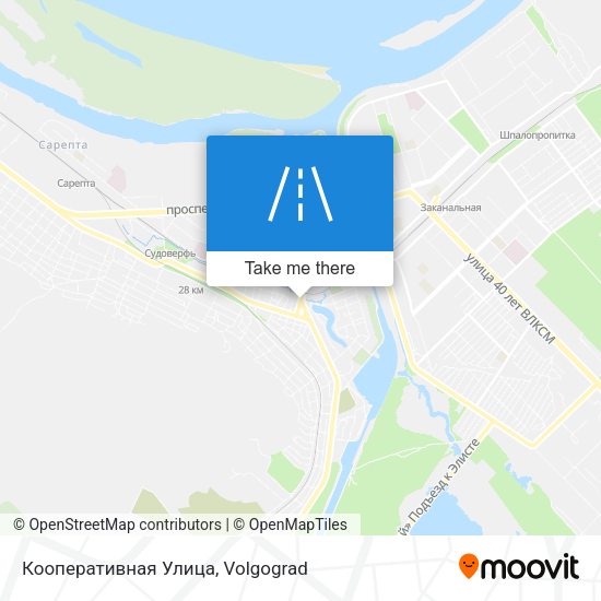 Кооперативная Улица map