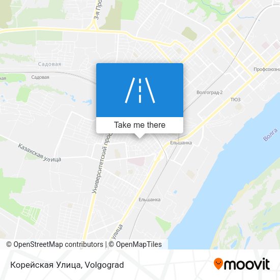 Корейская Улица map