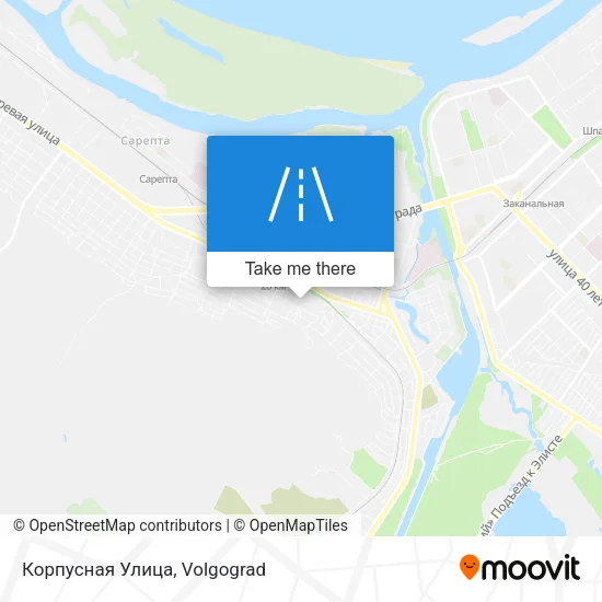 Корпусная Улица map