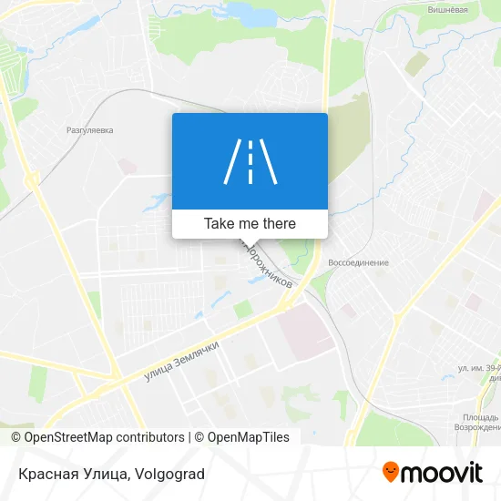 Красная Улица map