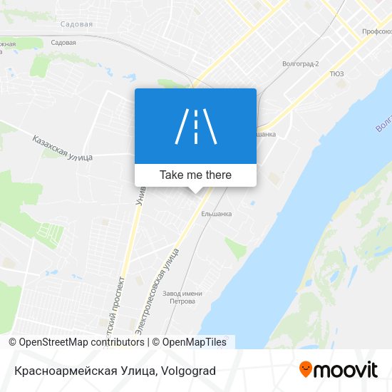 Красноармейская Улица map
